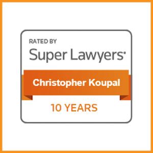 Super Lawyers Chris 10 Years